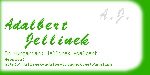 adalbert jellinek business card